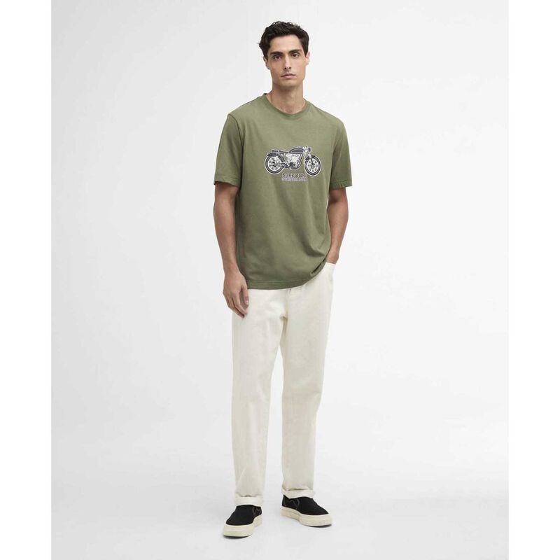 Barbour International Piston Graphic T-Shirt image number 3